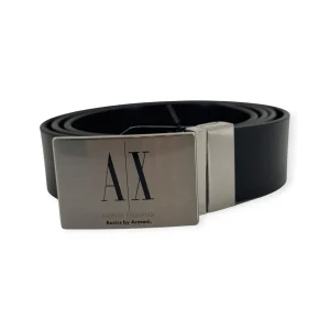 ARMANI EXCHANGE CINTURA UOMO REVERSIBILE CON PLACCA
