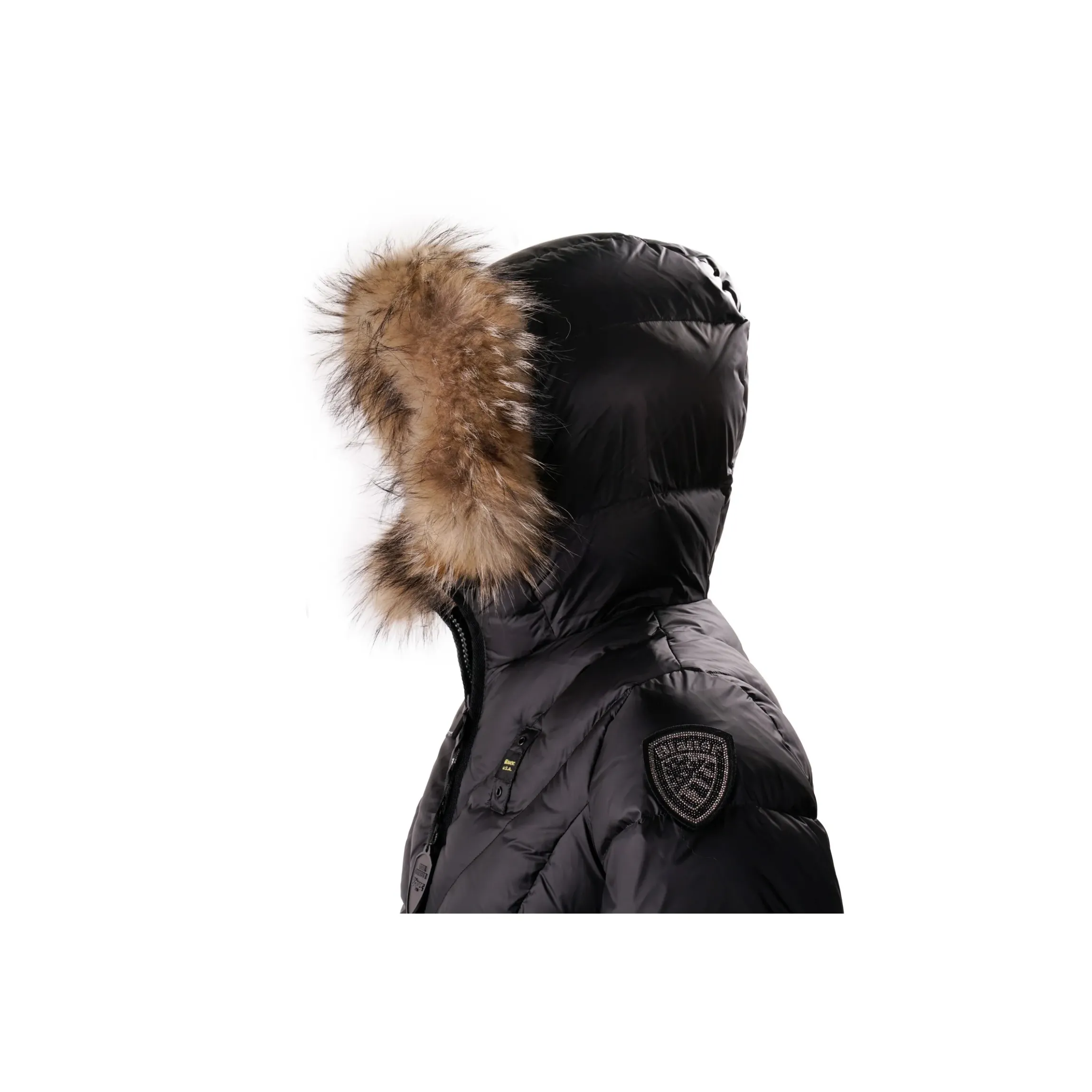 blauer_piumino_corto_con__2.webp BLAUER PIUMINO CORTO CON LOGO CON SWAROVSKI