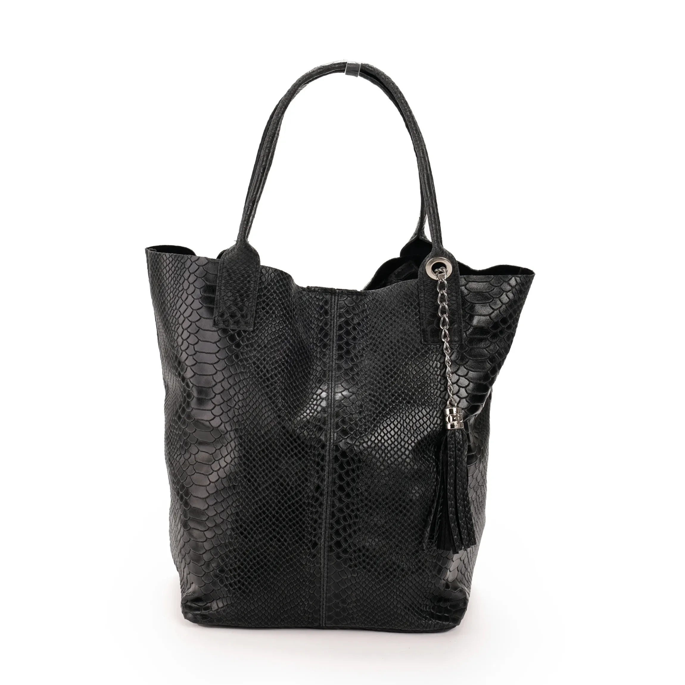 borsa_in_pelle_nera_genui_1.webp BORSA IN PELLE NERA GENUINE LEATHER