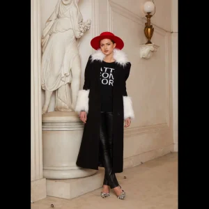 CAPPOTTO CON MARTINGALA CON MAXY LOGO GIULIA N