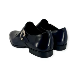 CESARE PACIOTTI MOCASSINO CON FIBBIA IN PELLE COLORE BLU