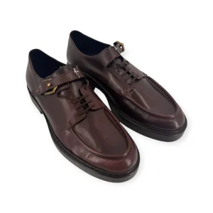 CESARE PACIOTTI MOCASSINO ALLACCIATO IN PELLE COLORE MARRONE