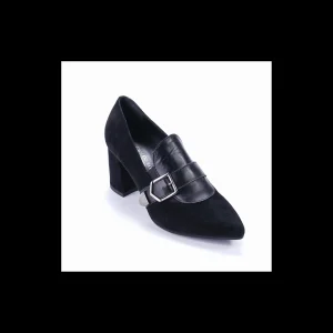 D&eacute;collet&eacute; Osvaldo Rossi camoscio e pelle