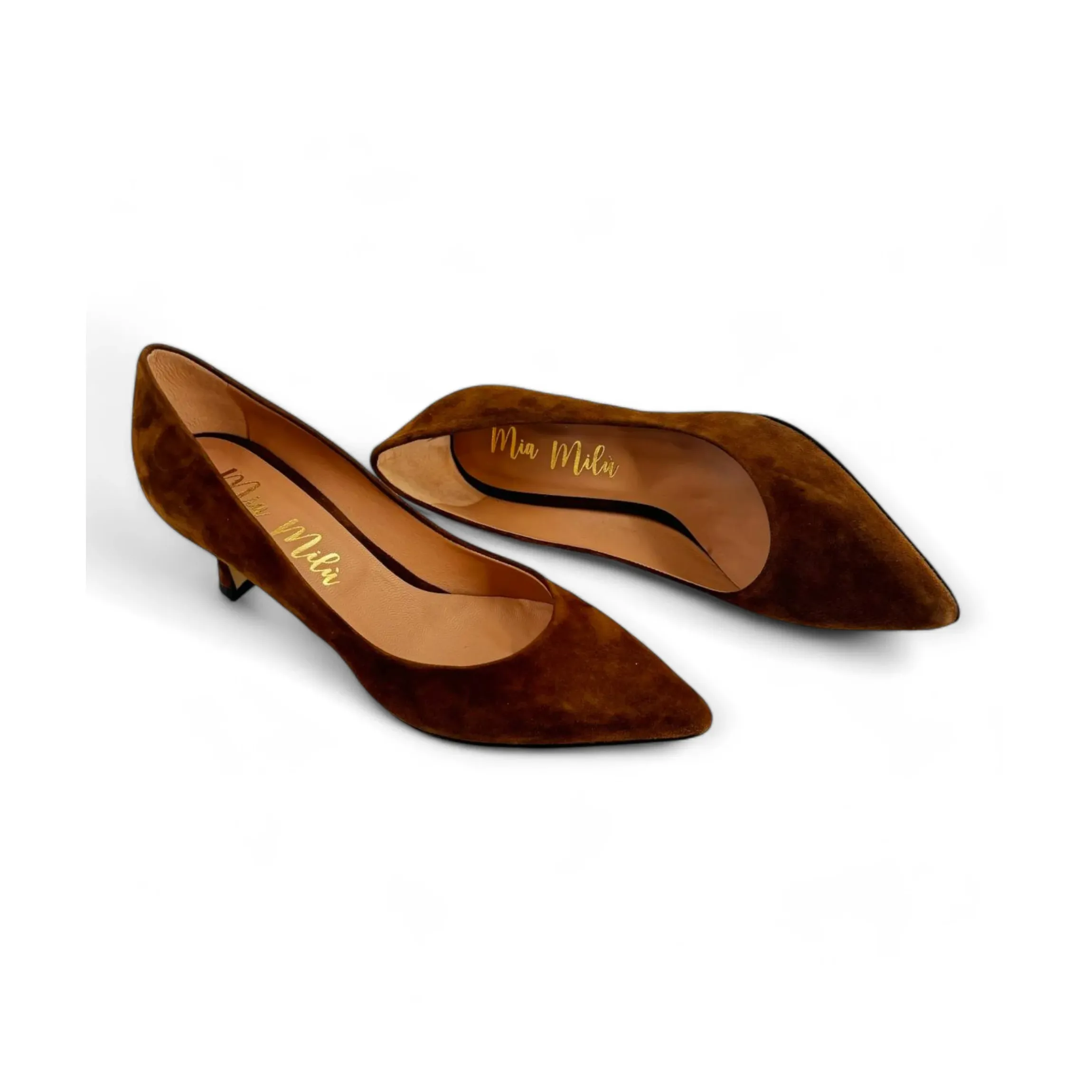 decollete_donna_tacco_bas_2.webp DECOLLETE' DONNA TACCO BASSO IN CAMOSCIO MILU' MILANO