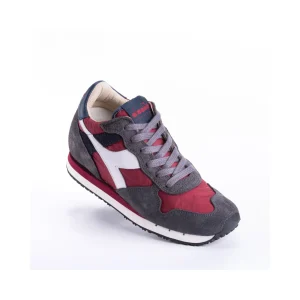 DIADORA HERITAGE TRIDENT W NYL grigio e bord&ograve;