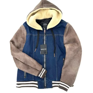 MAISON9 PARIS GIUBBINO JEANS IMBOTTITO