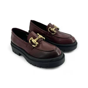 MOCASSINO DONNA IN PELLE CON MORSETTO MILU' MILANO