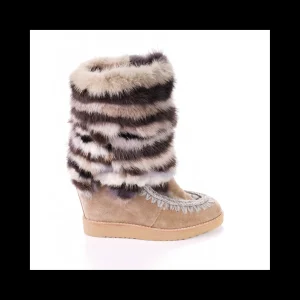 MOU ESKIMO COLORE CAMMELLO CON PELLICCIA