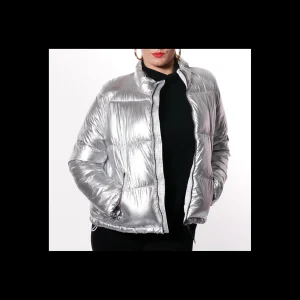 Piumino F**k ARGENTO OVERSIXE