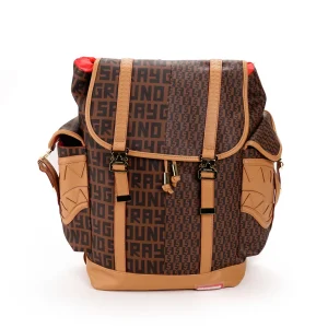 SPRAYGROUND ZAINO SPLIT HENNEY MONTE CARLO MARRONE