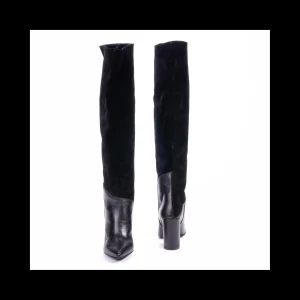 STIVALE OSVALDO ROSSI IN PELLE E CAMOSCIO DI COLORE NERO