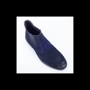 Stivaletto Beatles Andrea Nobile IN CAMOSCIO LISCIO COLORE BLU