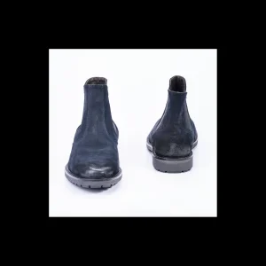 Stivaletto Beatles Andrea Nobile IN CAMOSCIO LISCIO COLORE BLU