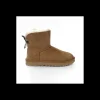 Stivaletto UGG MINI BAILEY BOW CON FIOCCO COLORE CAMMELLO