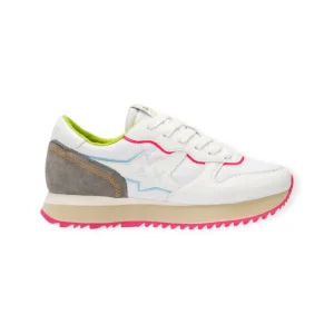 SUN 68 STARGIRL FLUO DETAILS SNEAKERS DONNA