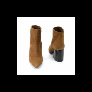 Tronchetto Osvaldo Rossi in camoscio color Cammello