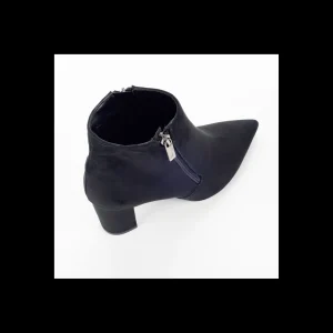 Tronchetto Osvaldo Rossi in camoscio con tacco a blocco