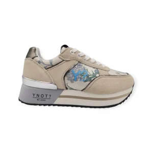 YNOT MILANO SNEAKERS DONNA CAMOSCIO E TESSUTO