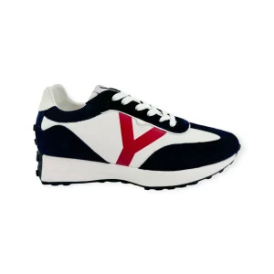 YNOT SNEAKERS UOMO CAMOSCIO E TESSUTO