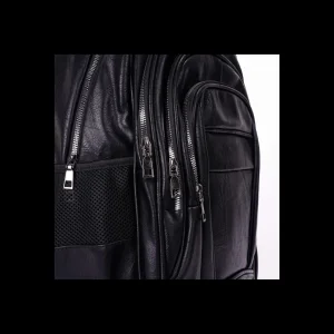 Zaino con multitasche in ecopelle