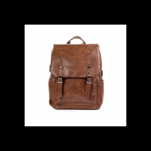 ZAINO UNISEX IN ECOPELLE COLOR CUOIO